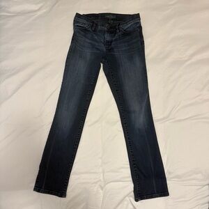LRL Green Label Modern Straight Jeans in Dark Denim